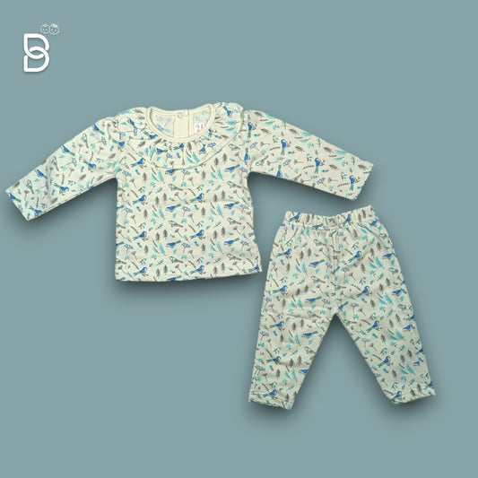 15708-WOW- BABY GIRL COTTON T-SHIRT PANT