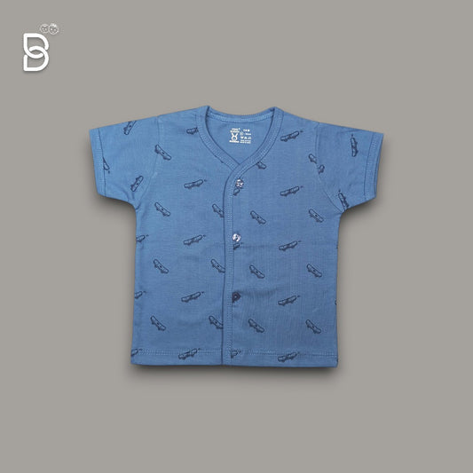 NEW BORN COTTON TOP T-SHIRT BLUE