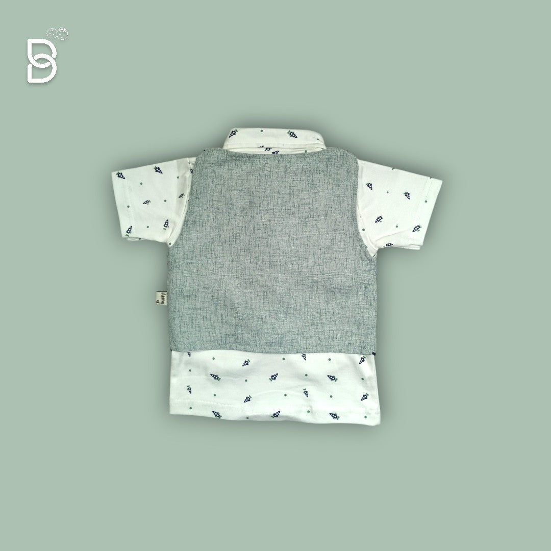 T-SHIRT JACKET NICKER - YO BUDDY