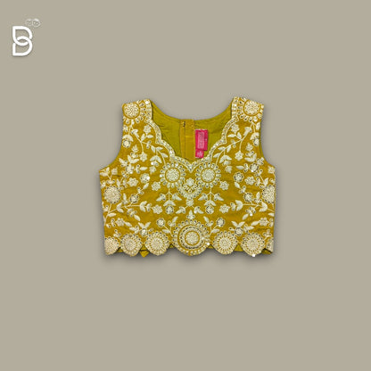 GIRLS TRADITIONAL & PARTY WEAR -  MUSTARD YELLOW