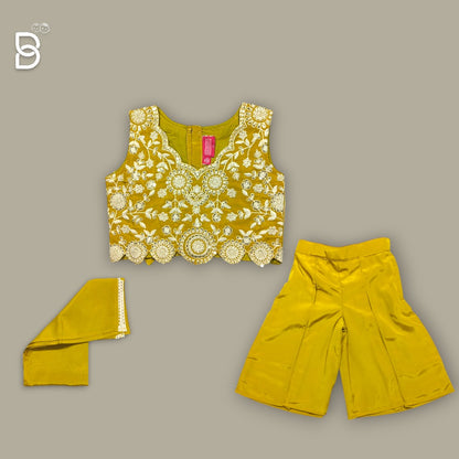 GIRLS TRADITIONAL & PARTY WEAR -  MUSTARD YELLOW