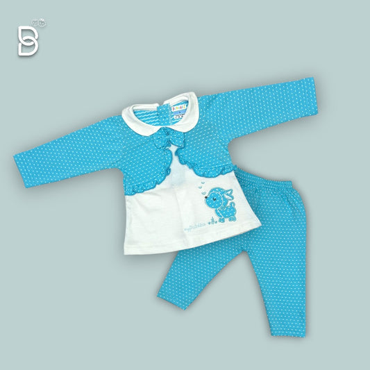 NEW BORN BABY GIRL COTTON SET