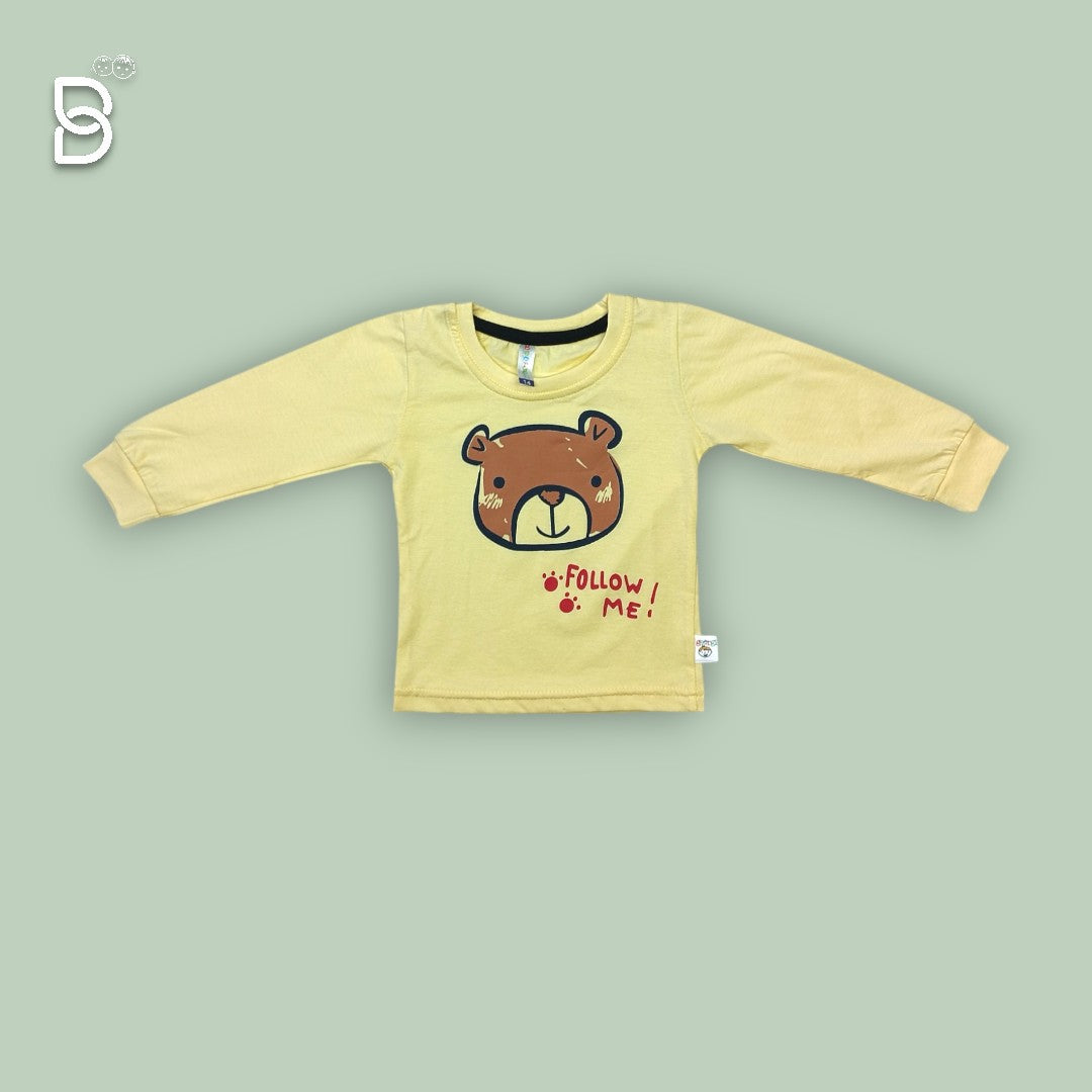UNISEX PRINTED T-SHIRT JOGGER SET LEMON YELLOW