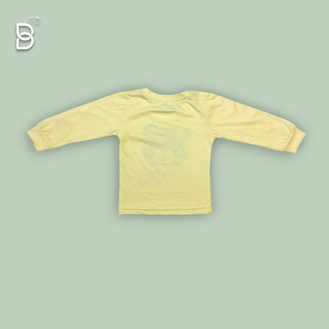 UNISEX PRINTED T-SHIRT JOGGER SET LEMON YELLOW