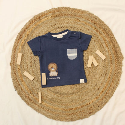 New born casual wear set- Blue