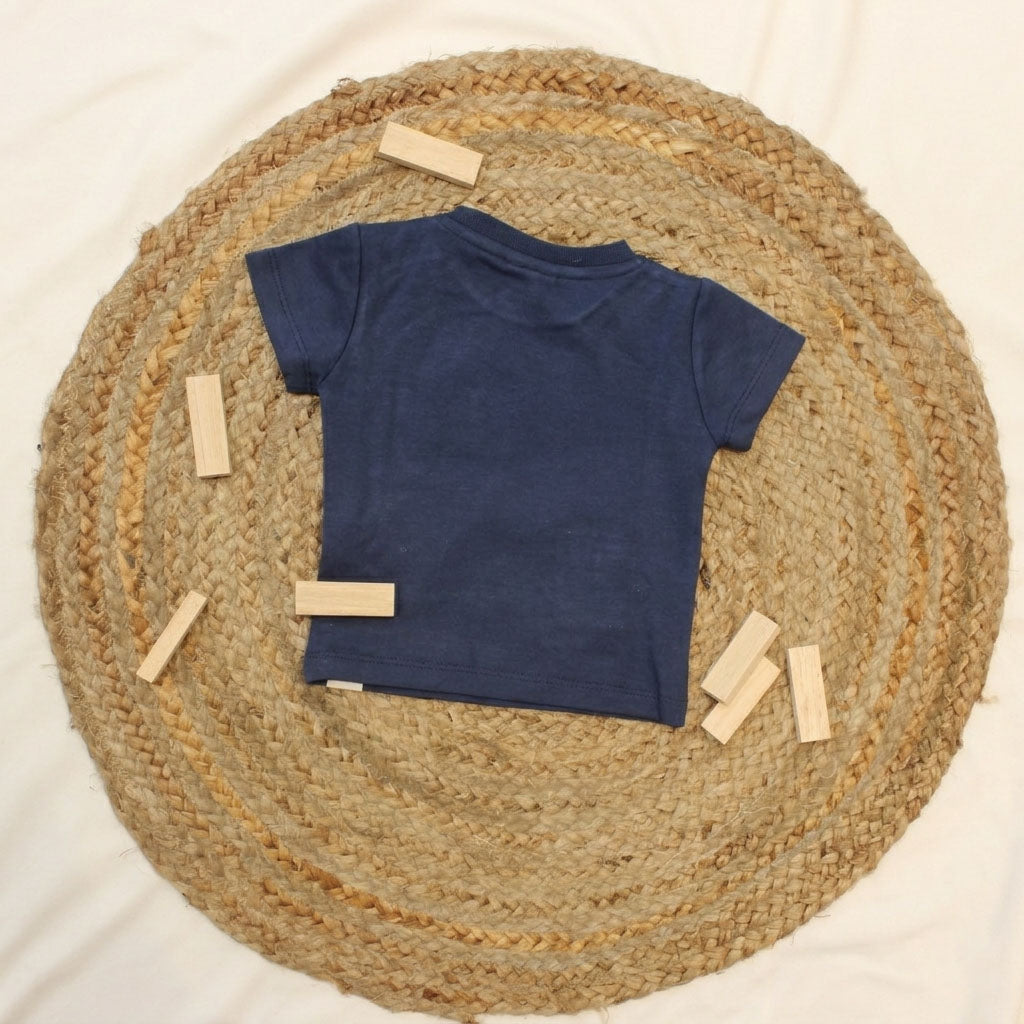 New born casual wear set- Blue