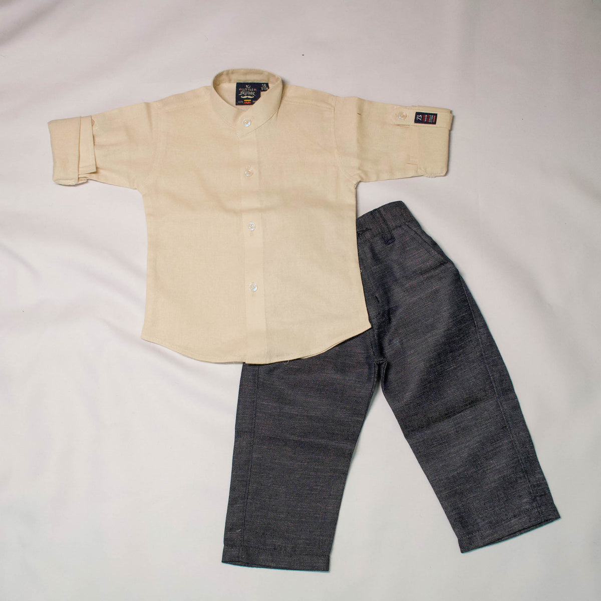 Boys 3-Piece Embroidered Nehru Jacket, Kurta & Trousers Set