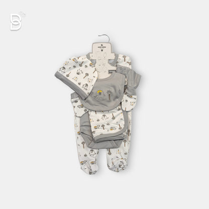 Newborn Set- Gray and White