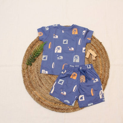 New born caual wear-Blue Colour