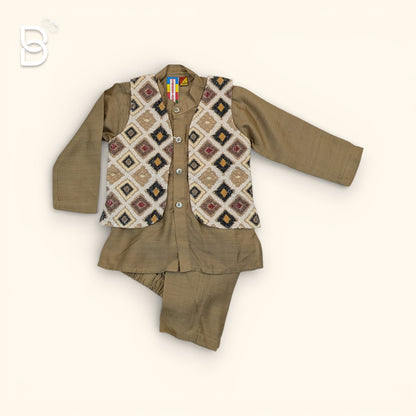 Kurta Pyjamas Brown