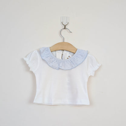 Baby Girl 2-Piece "Sweet Home" Bunny Pinafore Dress Set