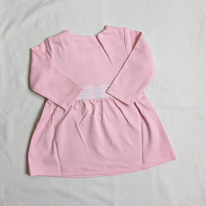 Baby Girls Soft Pink Unicorn Tunic Dress & Leggings Set