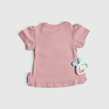 Candy Floss Top & Polka Dot Leggings Set