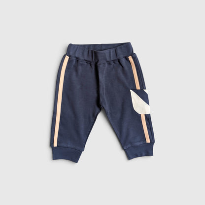 Skater Lion Cardigan & Side-Stripe Joggers Set