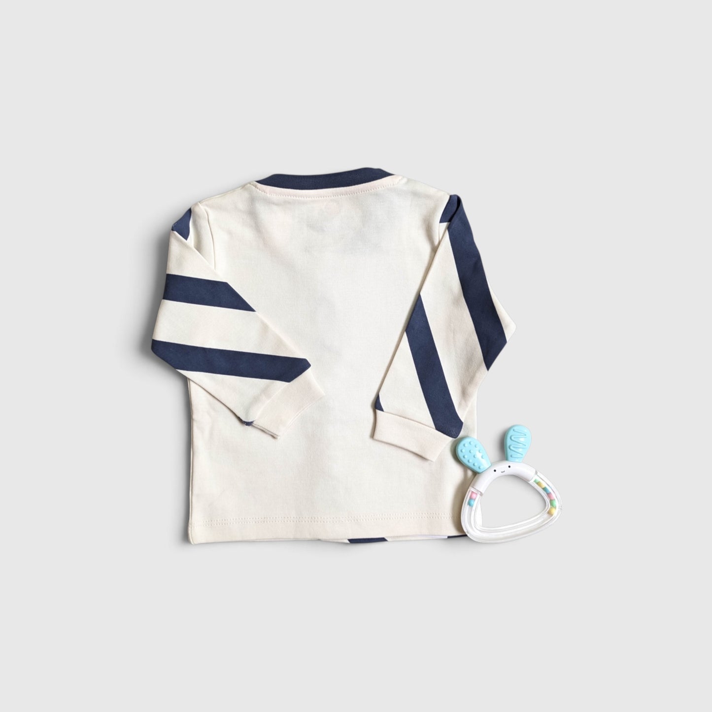 Skater Lion Cardigan & Side-Stripe Joggers Set