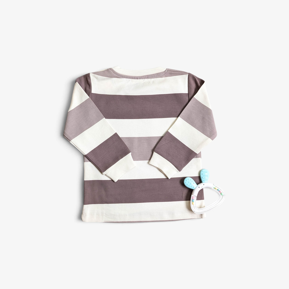 Striped Tiger Pocket Top & Textured Joggers Set