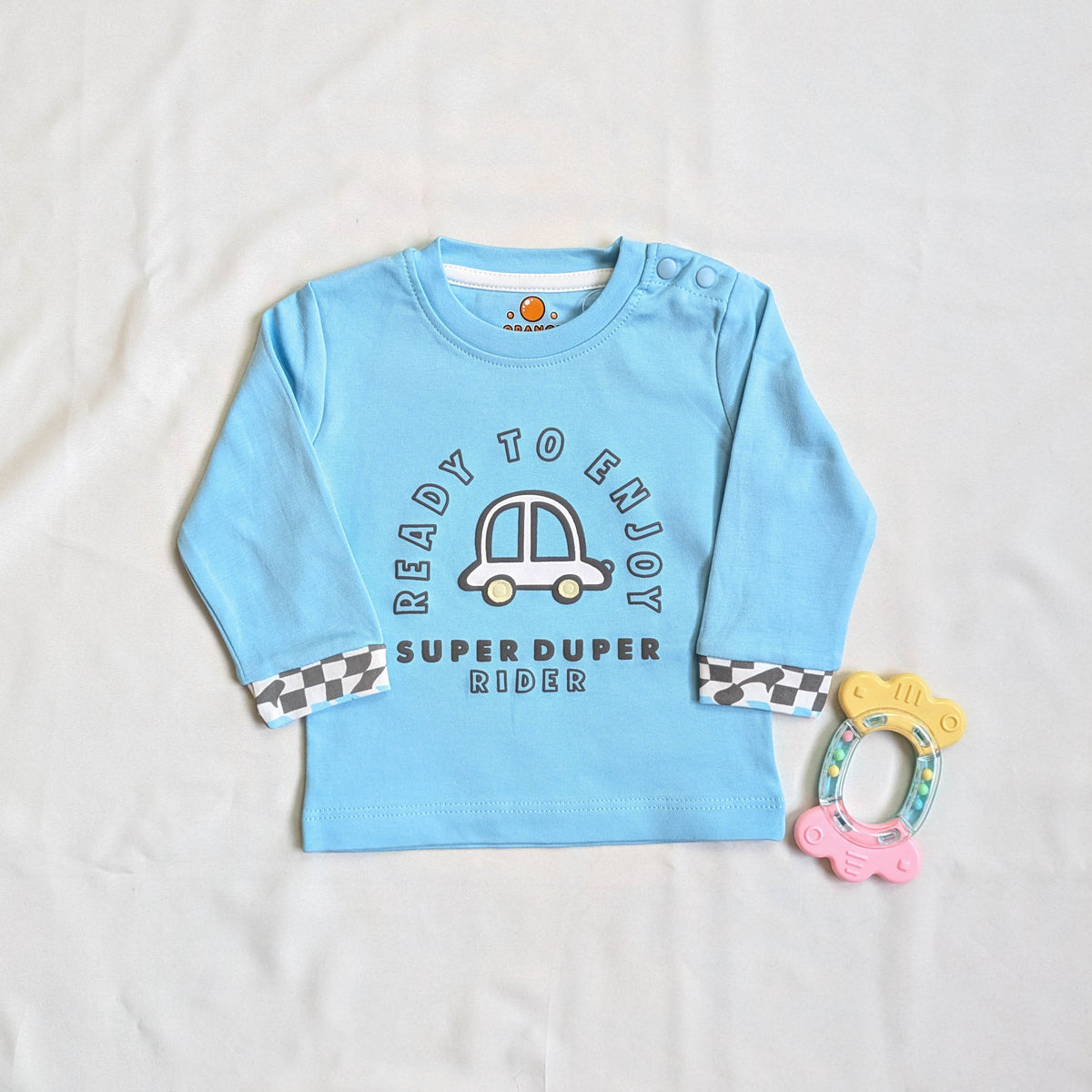 Super Duper Rider Baby Long-Sleeve & Pants Set