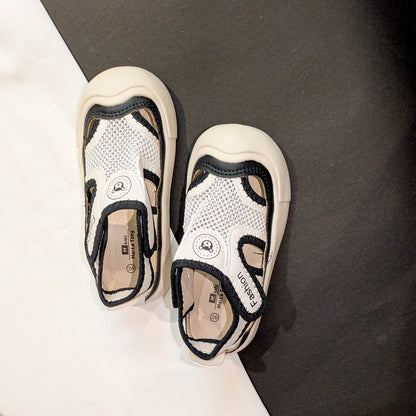 Kids Mesh Breathable Closed-Toe Sandals
