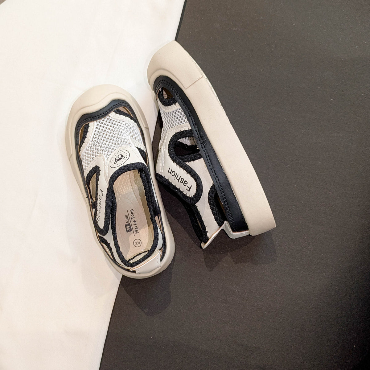 Kids Mesh Breathable Closed-Toe Sandals