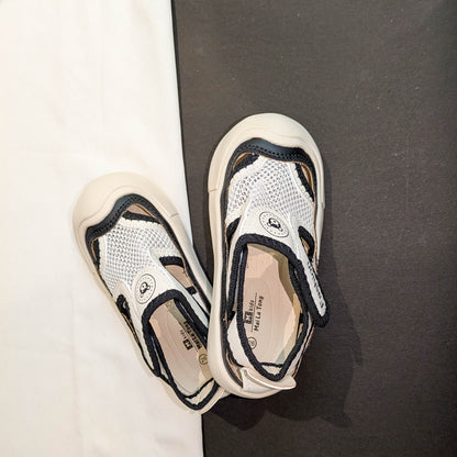 Kids Mesh Breathable Closed-Toe Sandals