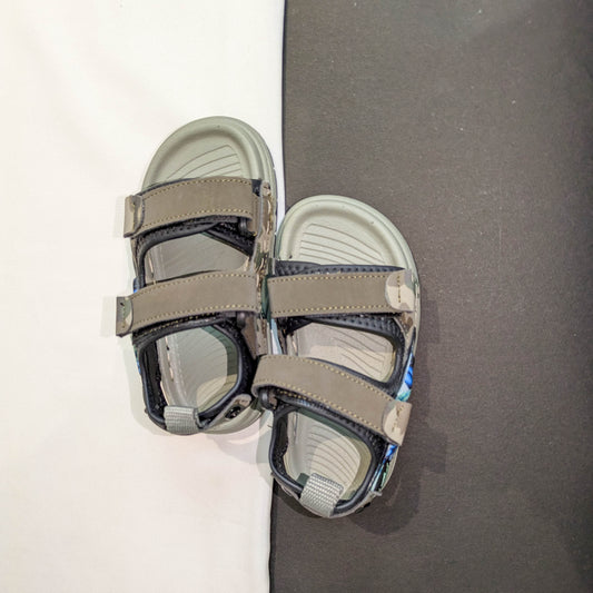 Kids Superhero Camo Outdoor Sandals