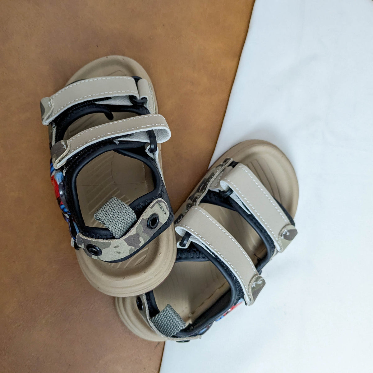 Boys Spider-Man Camo Sports Sandals