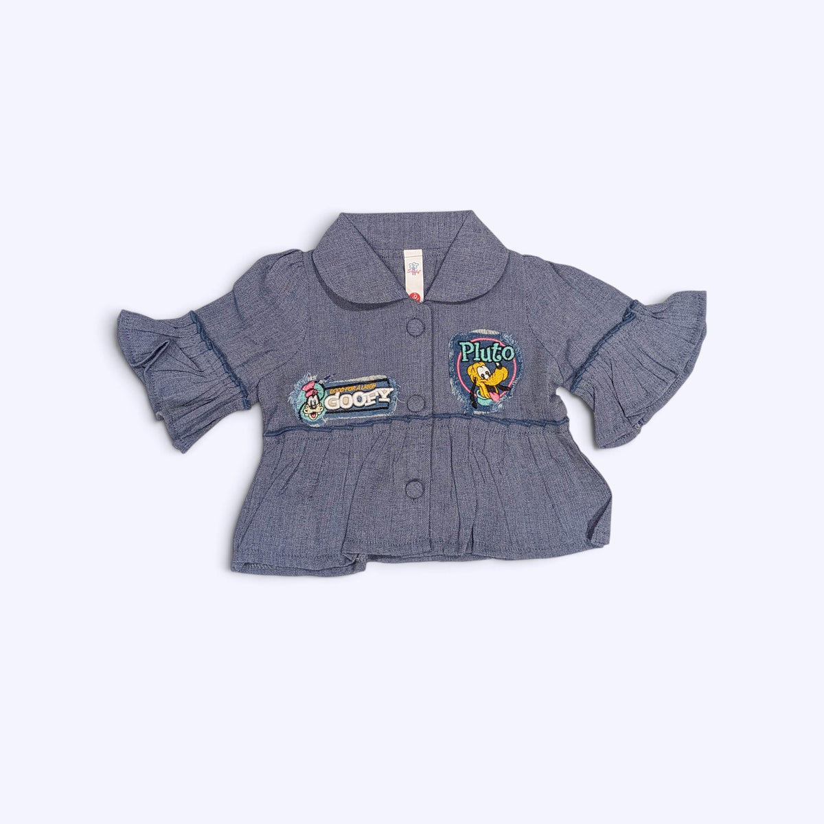 Kids 2-Piece Denim-Look Character Outfit Set