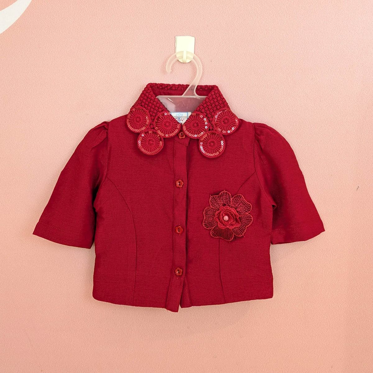 Girls' 2-Piece Red Co-Ord Set