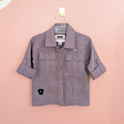 3-Piece Boys Utility Set – Roll-Up Jacket, Graphic T-Shirt & Cargo Pants