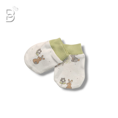 NEWBORN SET-WHITE & GREEN
