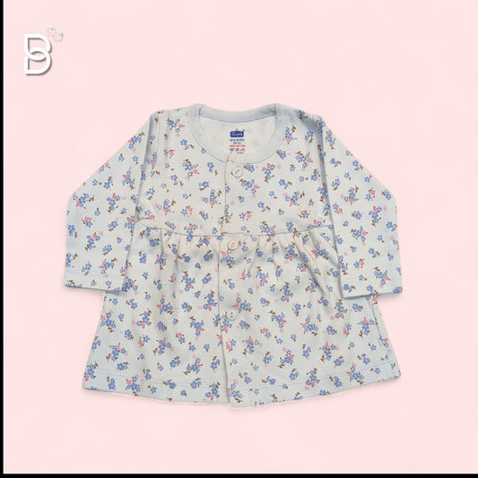 NEWORN FROCK-BLUE
