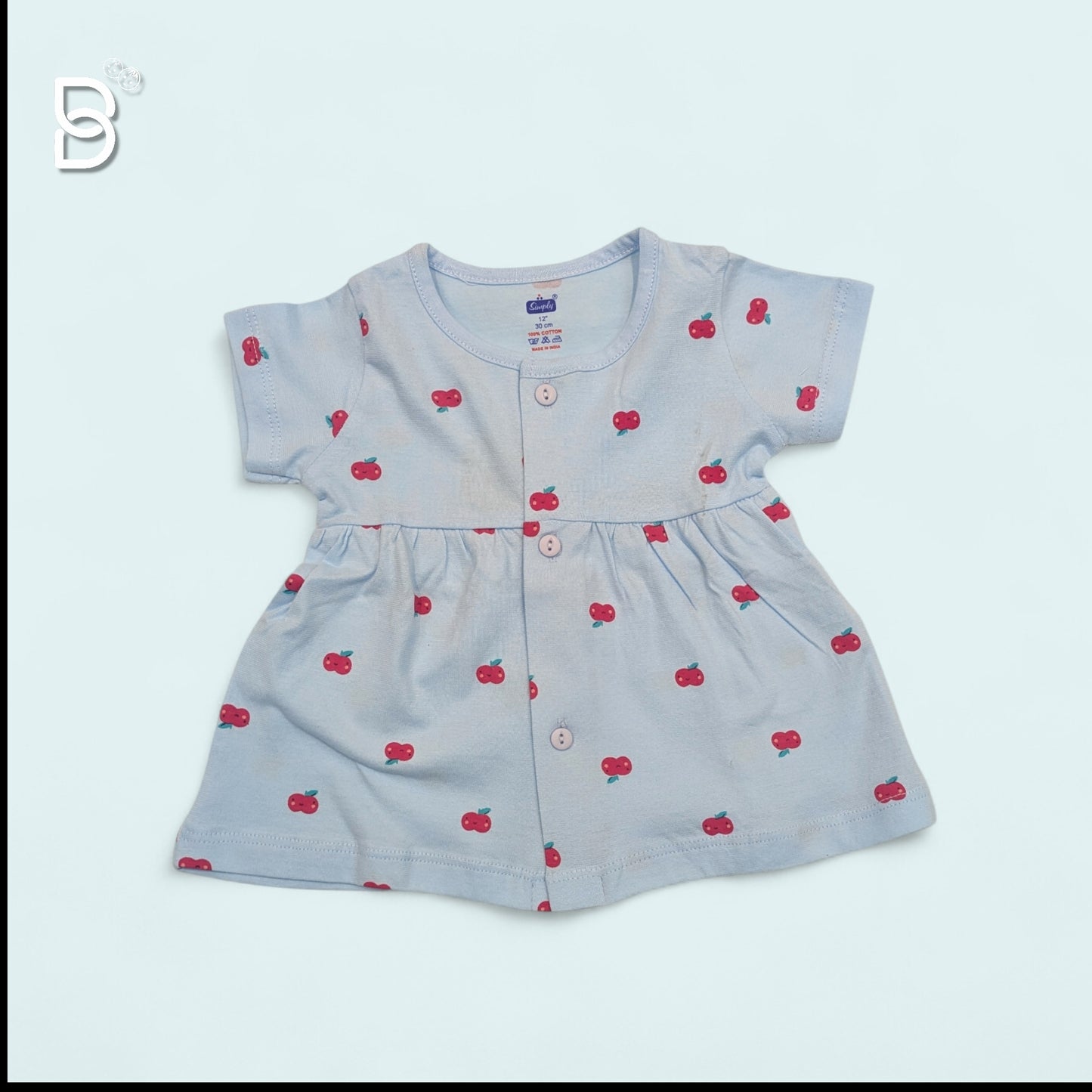 NEWBORN FROCK-BLUE