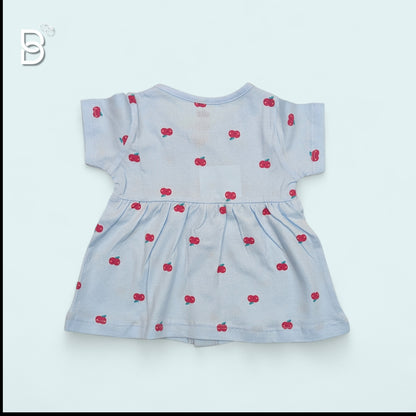 NEWBORN FROCK-BLUE