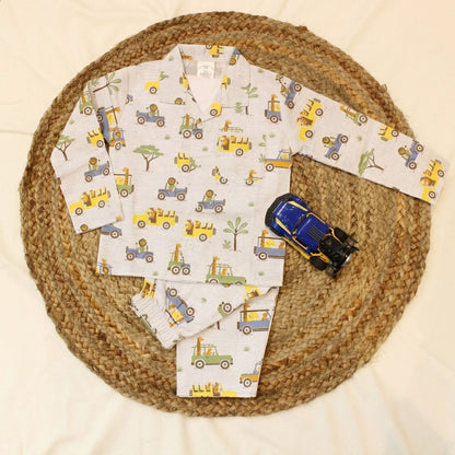 New Born Unisex Night Wear -Multi Colour