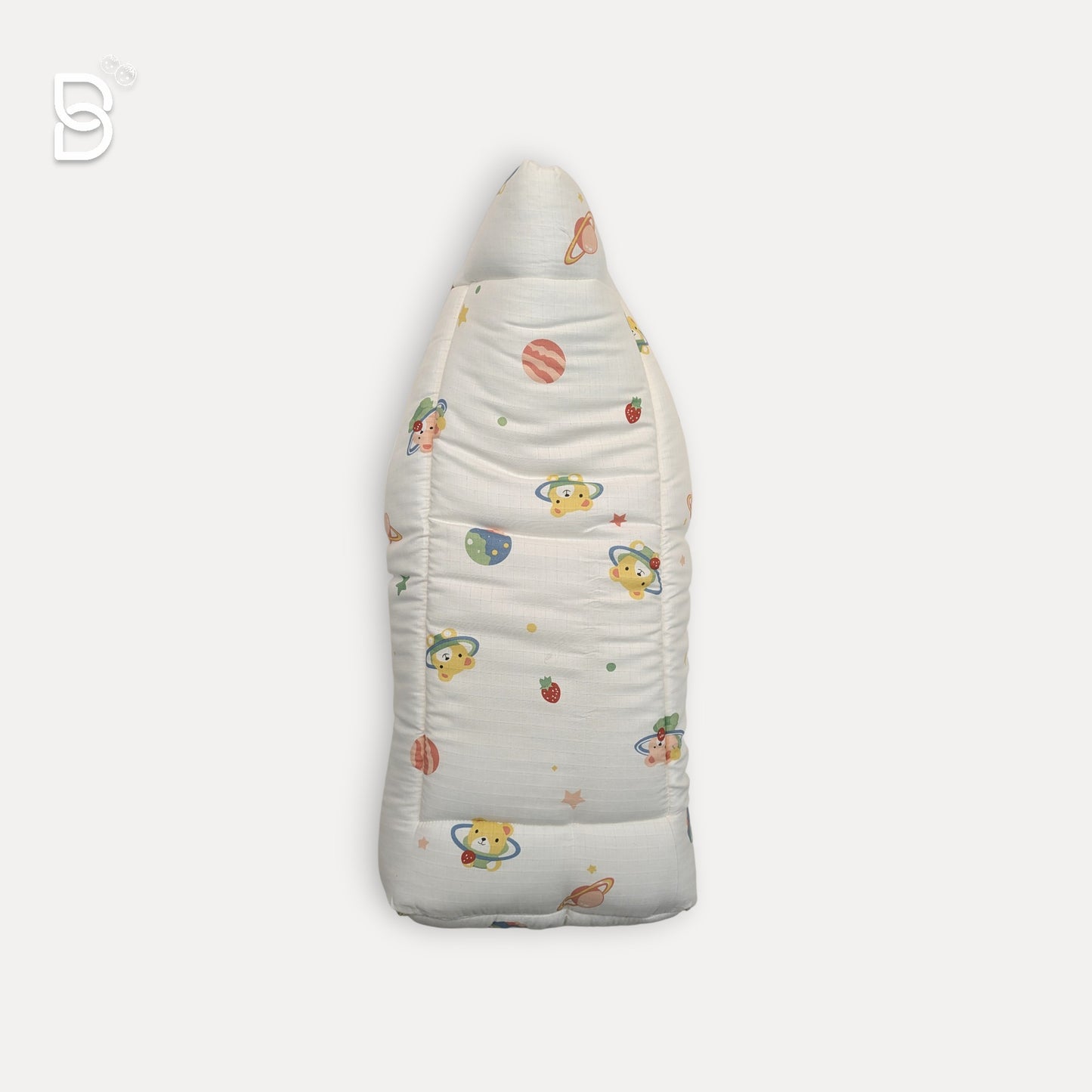 BABY SLEEPING BAG SWADDLE /  BABY NEST / WRAPPER HOODED BABY COVER-WHITE