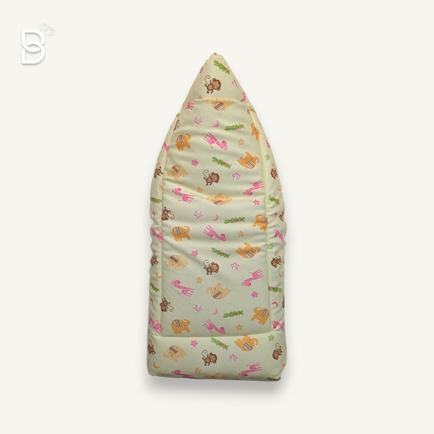 BABY SLEEPING BAG SWADDLE /  BABY NEST / WRAPPER HOODED BABY COVER- YELLOW