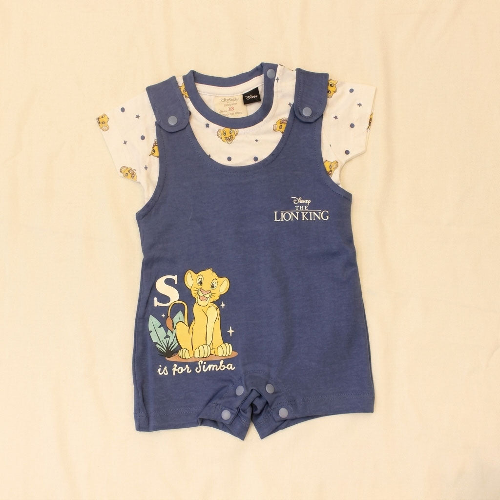 New born casual wear two piece set blue