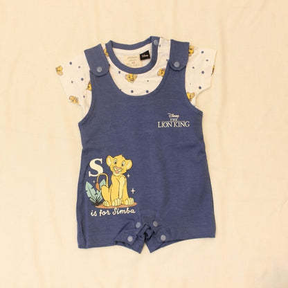 New born casual wear two piece set blue