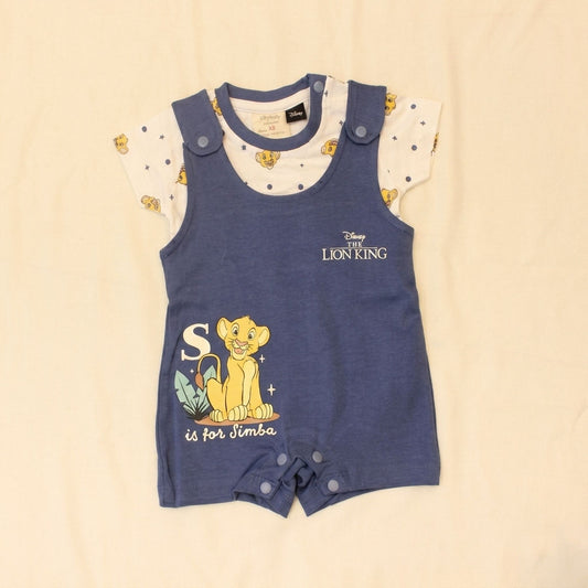 New born casual wear two piece set blue