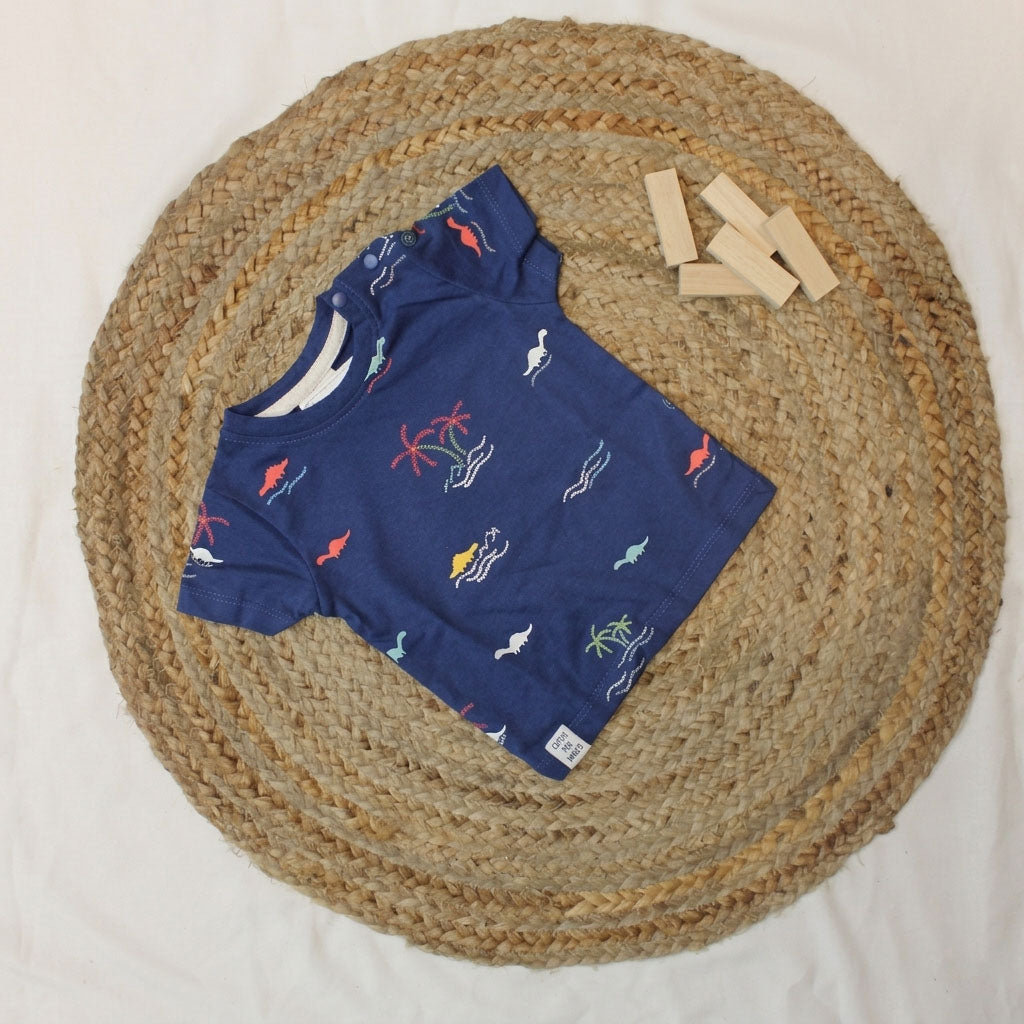 New Born Tee -Navy Blue