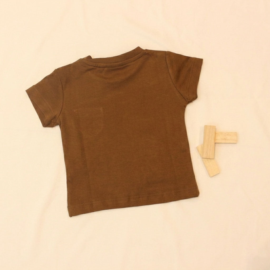 New born casual wear- Brown and Cream