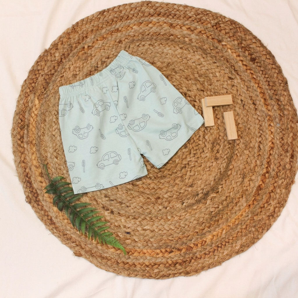 New Born Boys Casual Wear- Mint Green