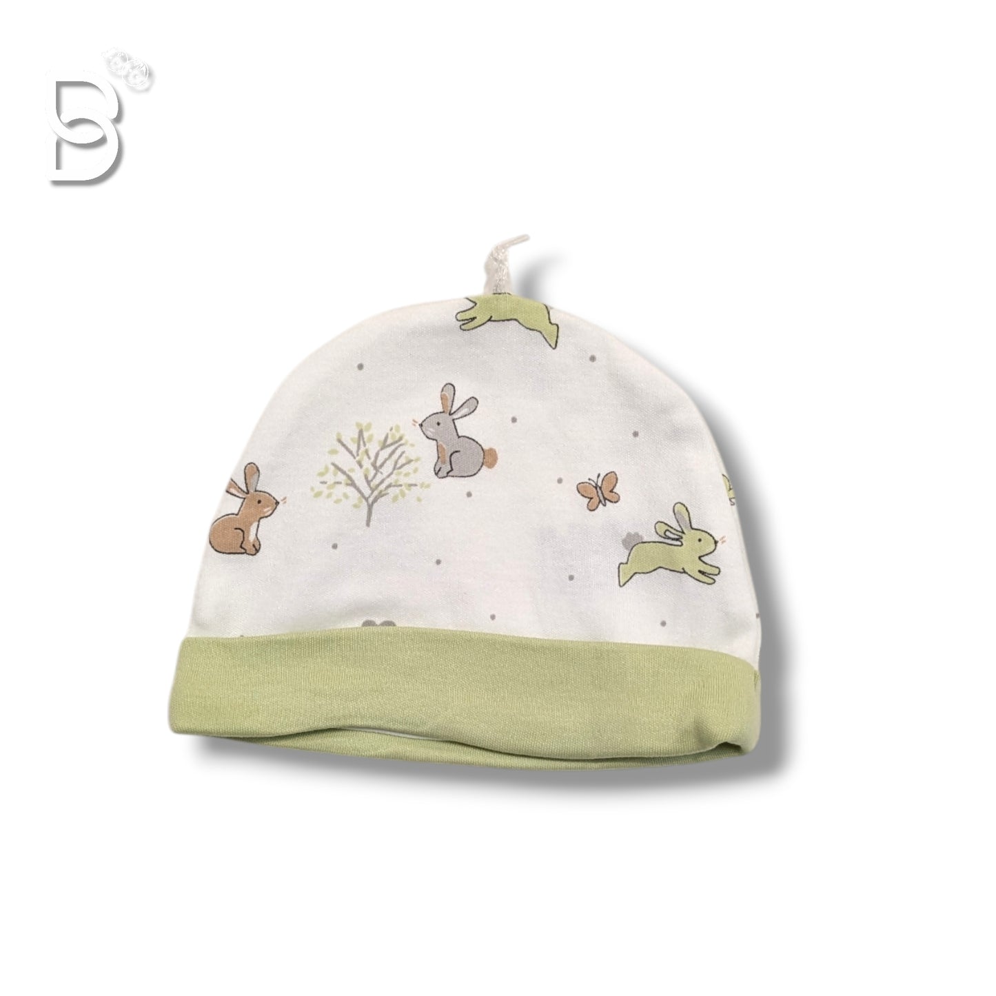 NEWBORN SET-WHITE & GREEN