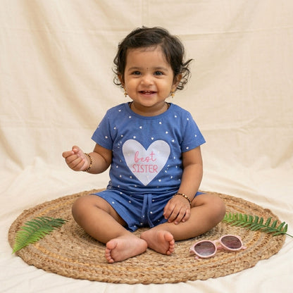 New born casual wear-Blue
