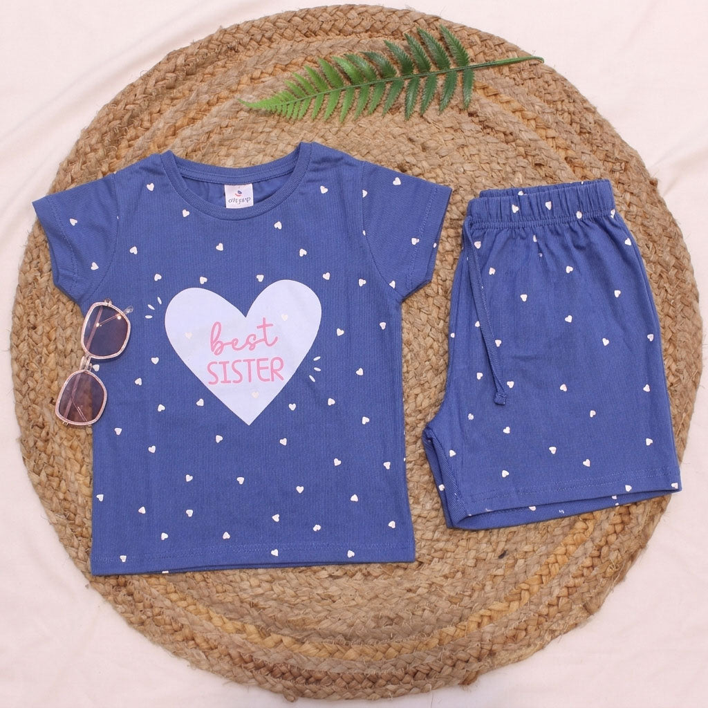 New born casual wear-Blue