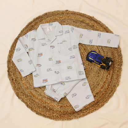 Unisex Night Suite -Sky Blue Colour