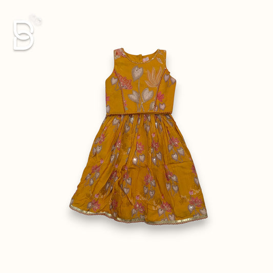 Ghagra Chholi Yellow