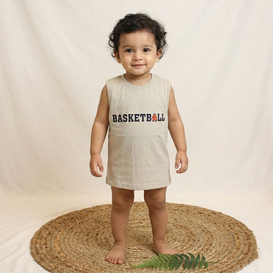 New Born Tee -Beige colour