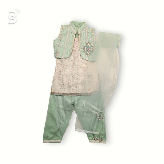 Girls Traditional Wear- White