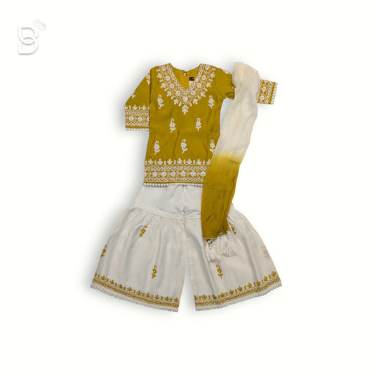 Girls Traditional -Mustard Yellow